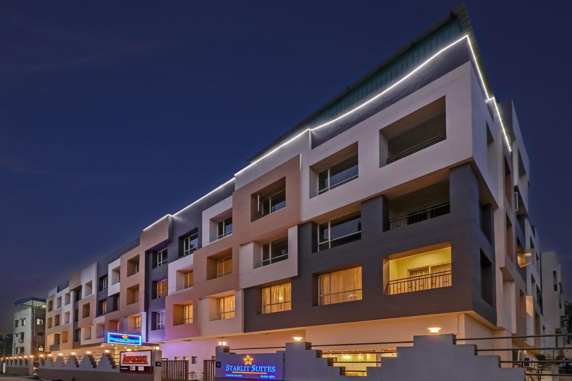 Starlit Suites Newtown Kalkutta Exterior foto
